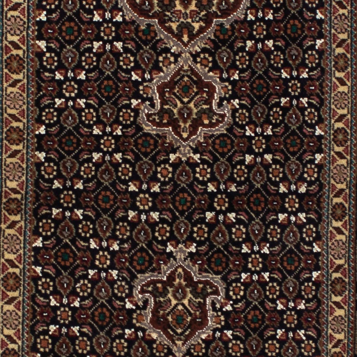 Loper Perzisch tapijt - Tabriz - 201 x 77 cm - donkerblauw