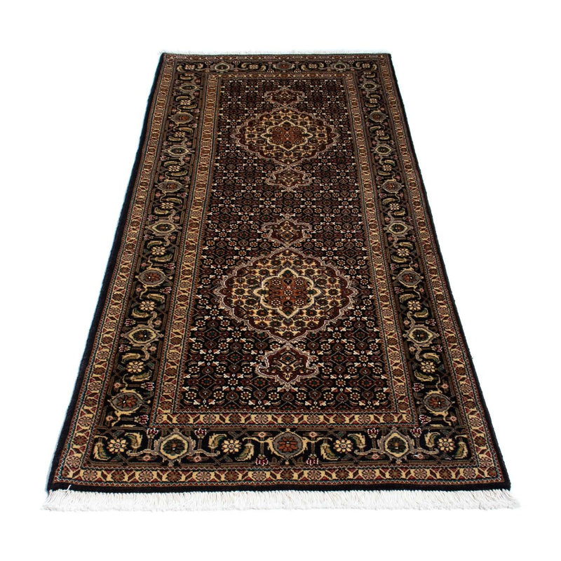 Loper Perzisch tapijt - Tabriz - 201 x 77 cm - donkerblauw