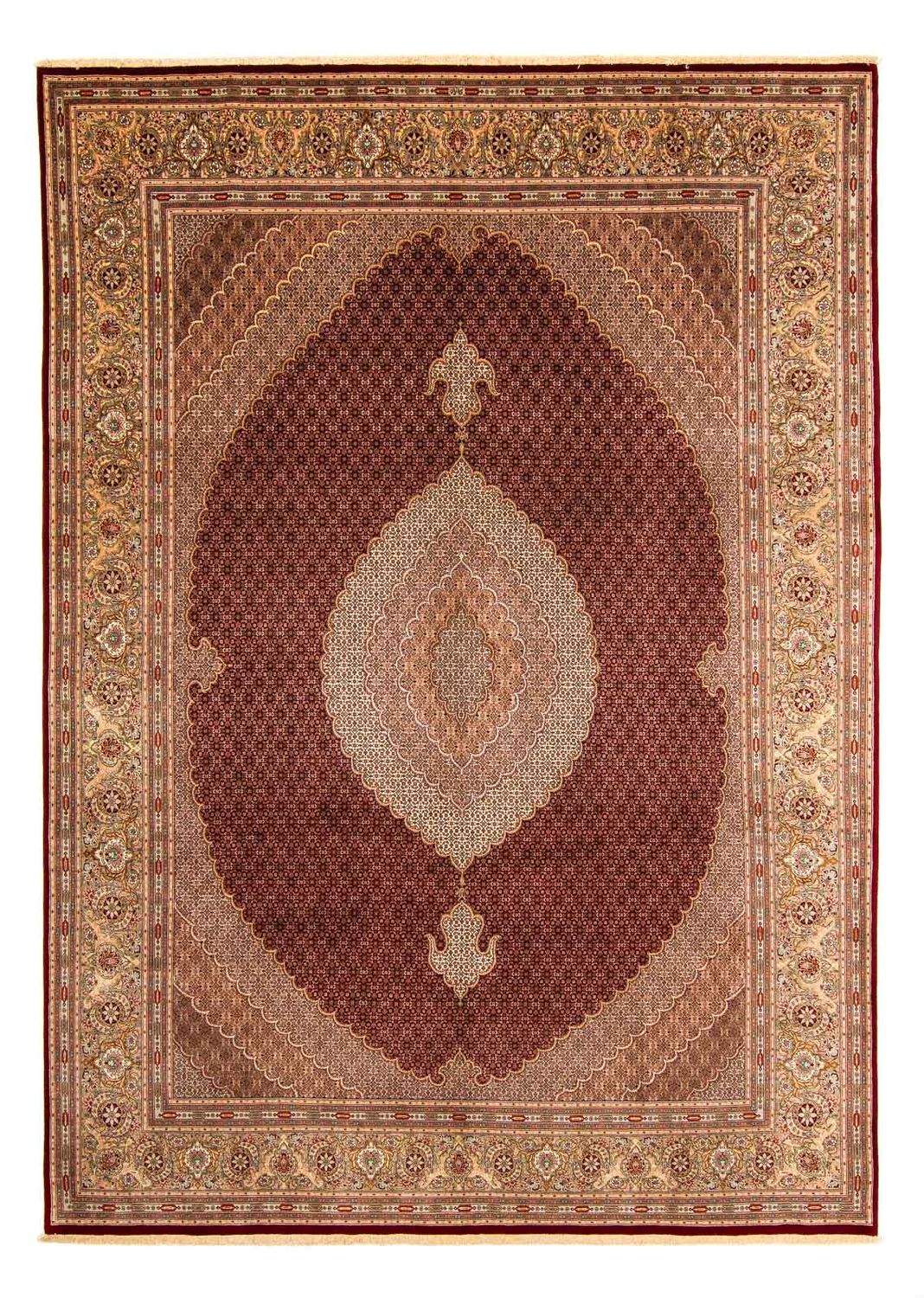 Perzisch tapijt - Tabriz - 400 x 298 cm - donkerrood