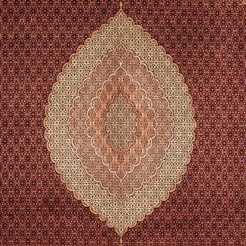 Perzisch tapijt - Tabriz - 400 x 298 cm - donkerrood
