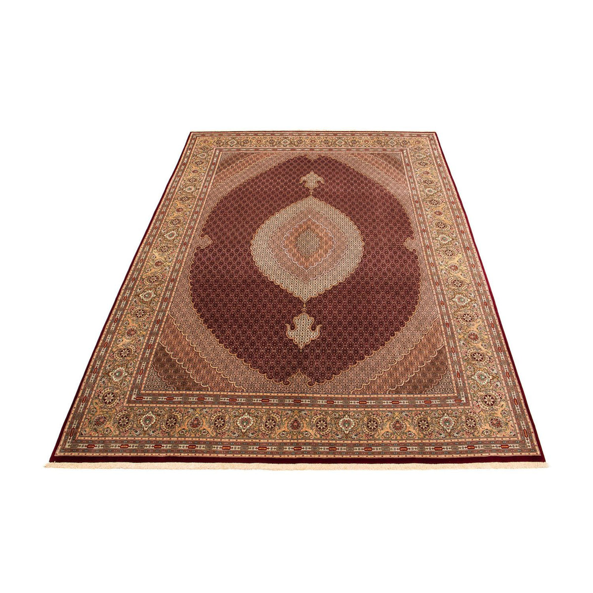 Perzisch tapijt - Tabriz - 400 x 298 cm - donkerrood