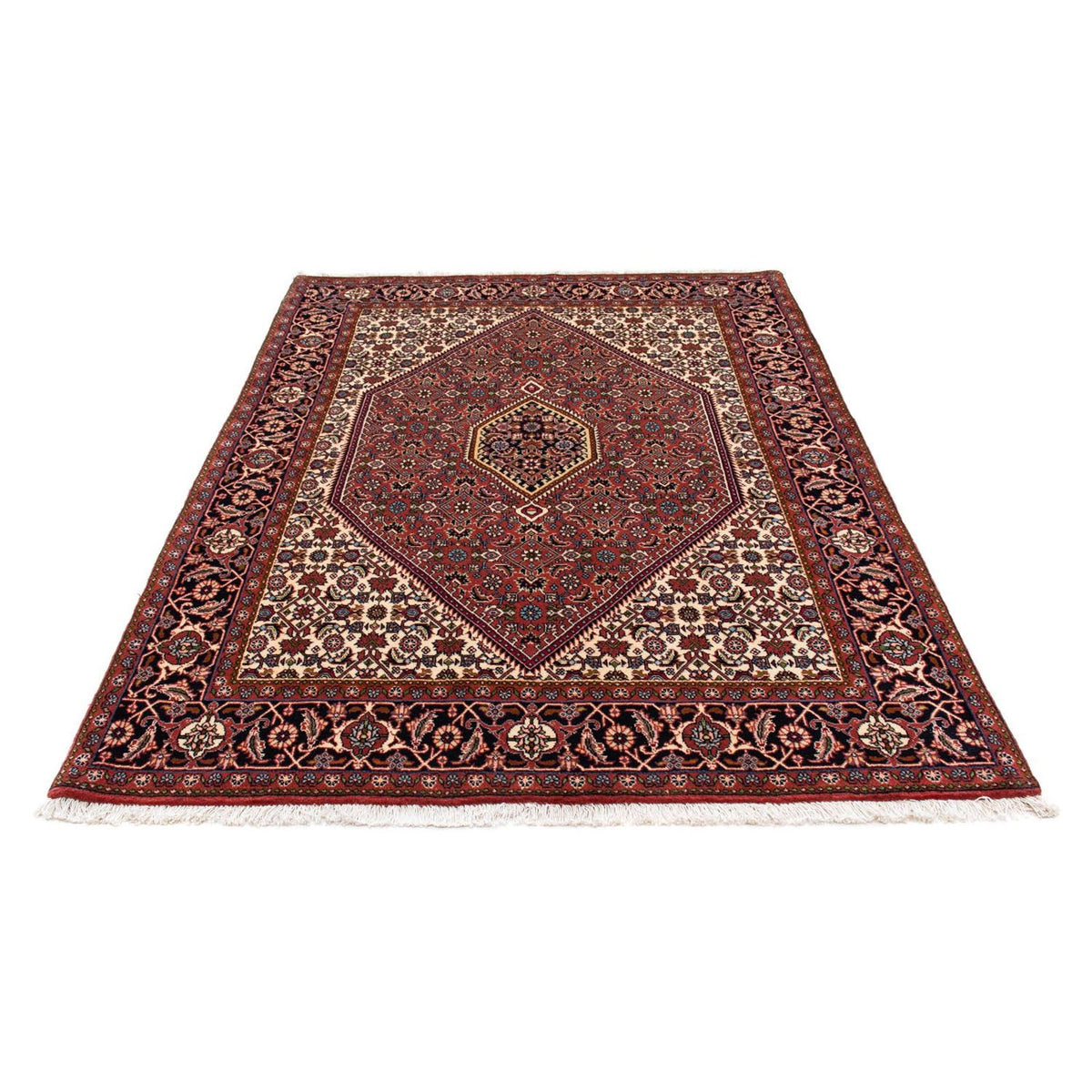 Perzisch tapijt - Bijar - 202 x 140 cm - rood