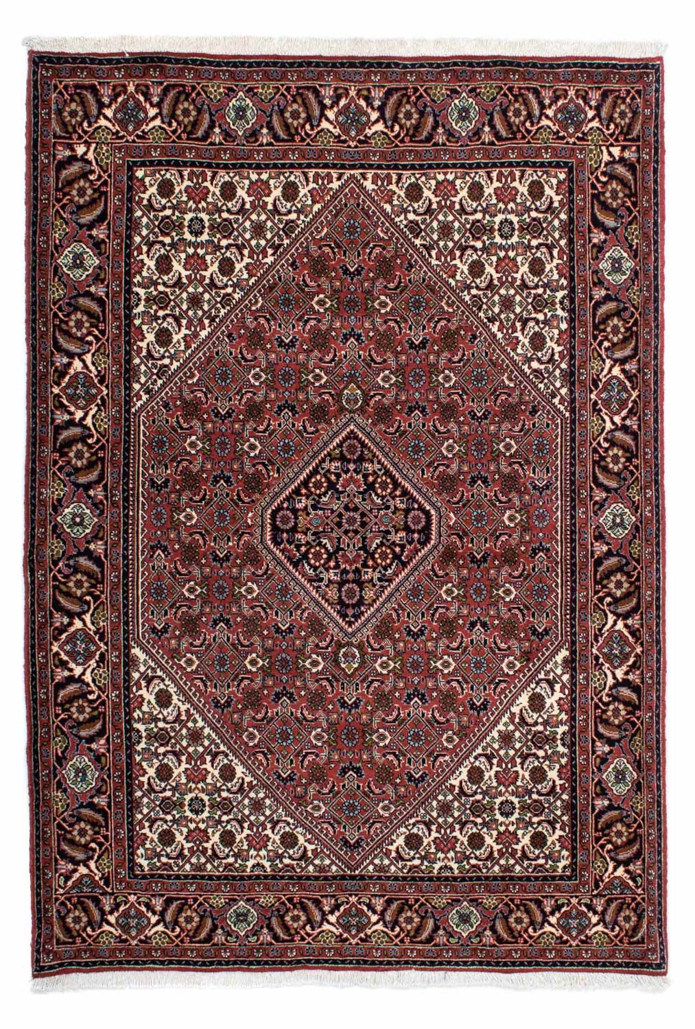 Perzisch tapijt - Bijar - 212 x 144 cm - rood