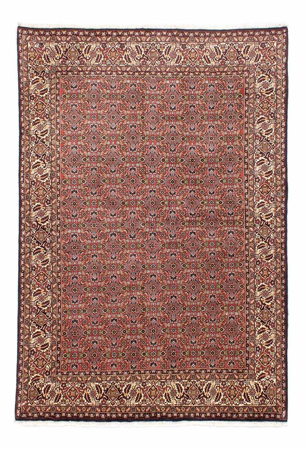 Perzisch tapijt - Bijar - 251 x 172 cm - licht rood