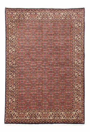 Perzisch tapijt - Bijar - 251 x 172 cm - licht rood