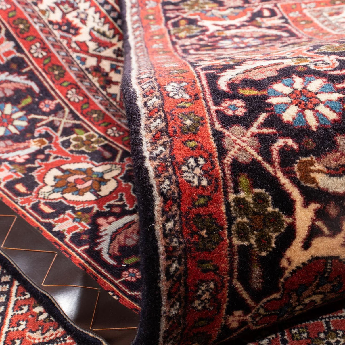 Perzisch tapijt - Bijar - 242 x 173 cm - licht rood