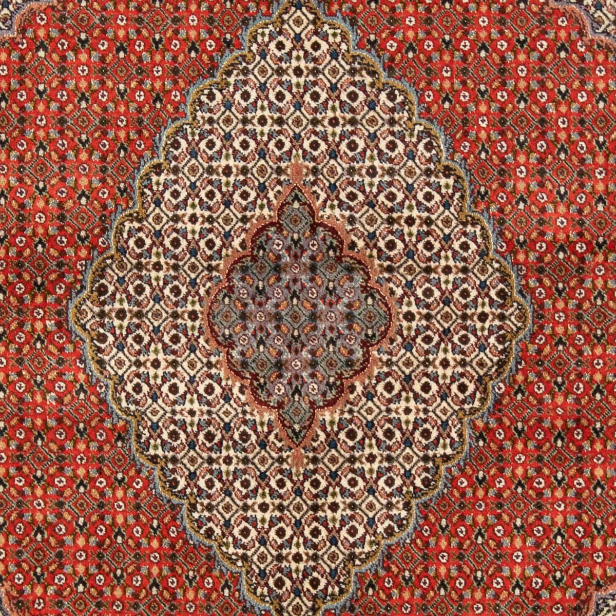 Perzisch tapijt - Tabriz - 200 x 150 cm - donkerrood