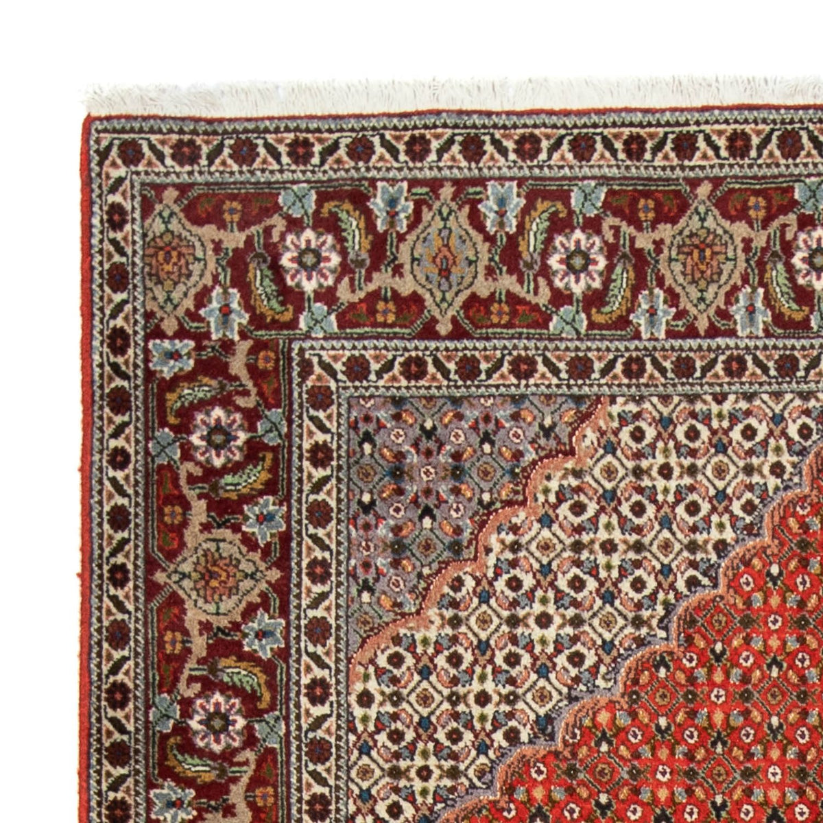 Perzisch tapijt - Tabriz - 200 x 150 cm - donkerrood