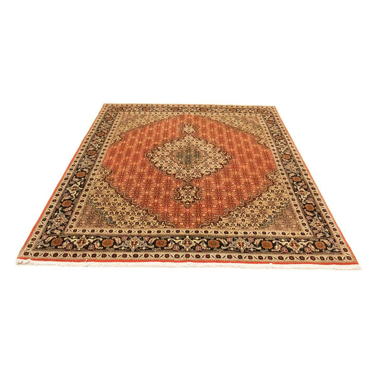 Perzisch tapijt - Tabriz - Royal - 200 x 150 cm - roest