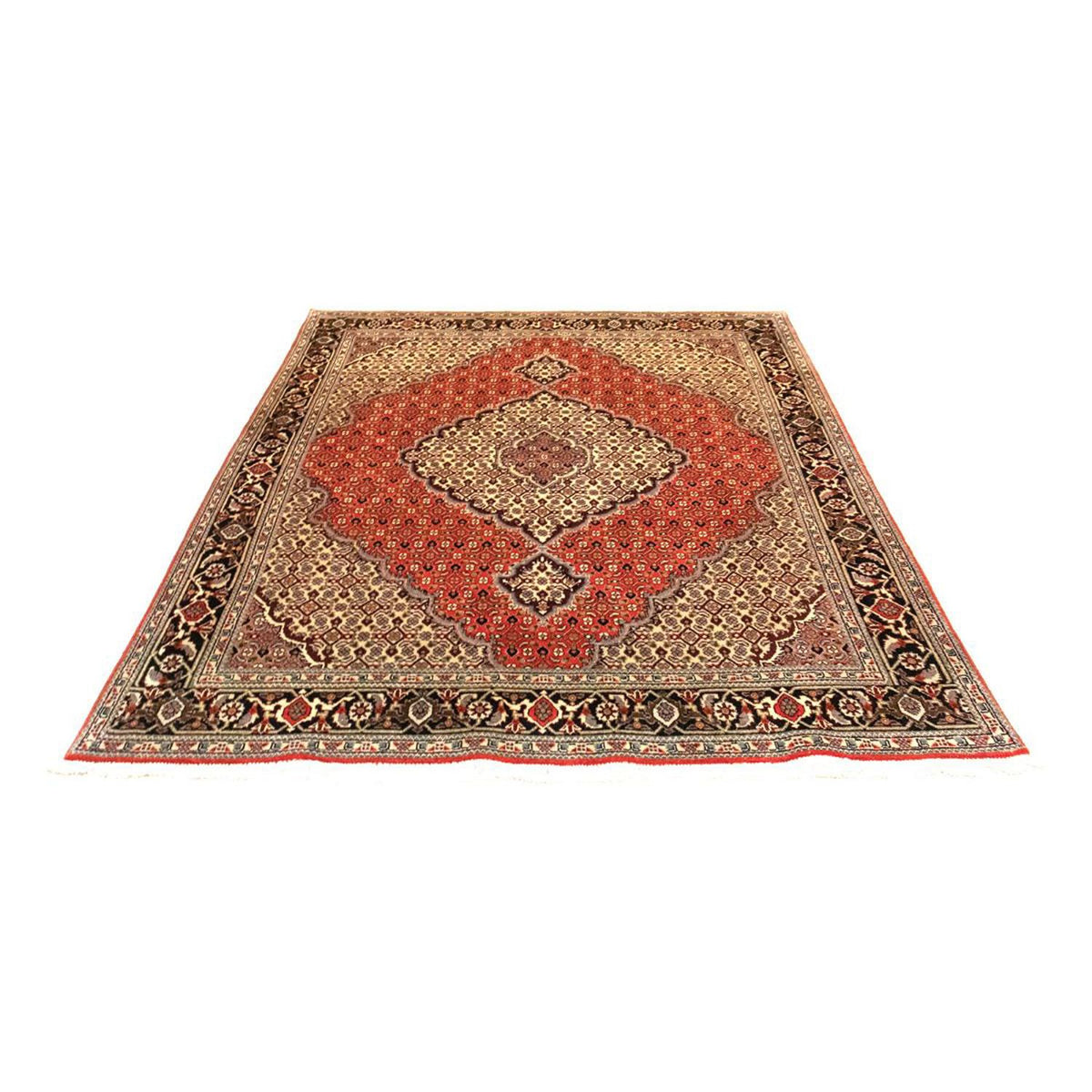 Perzisch tapijt - Tabriz - Royal - 197 x 148 cm - roest