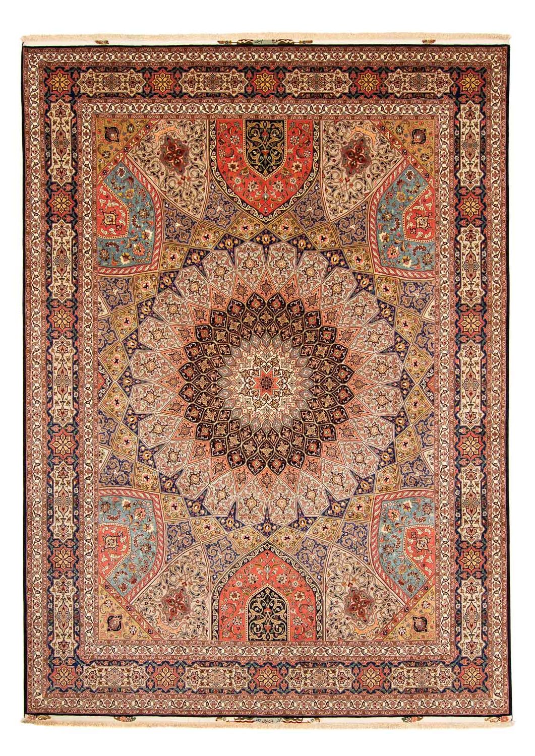 Perzisch tapijt - Tabriz - Royal - 410 x 304 cm - veelkleurig