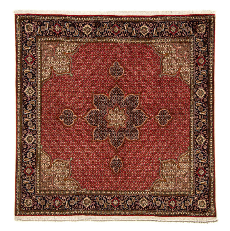 Perzisch tapijt - Tabriz vierkant  - 203 x 200 cm - rood