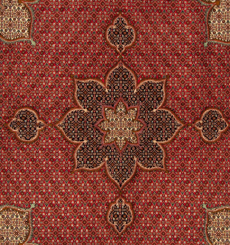 Perzisch tapijt - Tabriz vierkant  - 203 x 200 cm - rood