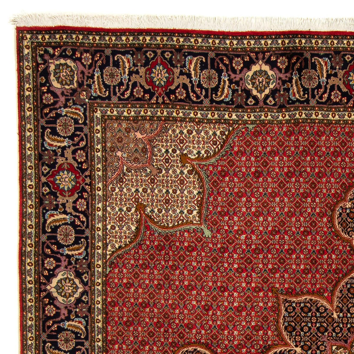 Perzisch tapijt - Tabriz vierkant  - 203 x 200 cm - rood