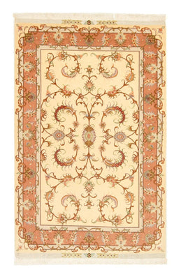 Perzisch tapijt - Tabriz - Royal - 162 x 103 cm - beige