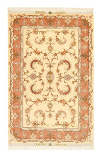 Perzisch tapijt - Tabriz - Royal - 162 x 103 cm - beige