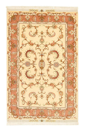 Perzisch tapijt - Tabriz - Royal - 162 x 103 cm - beige