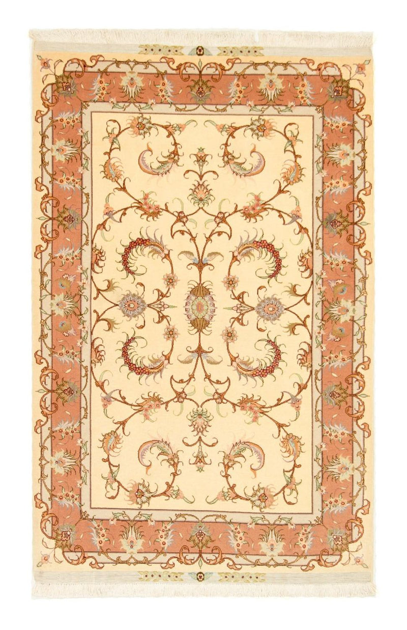 Perzisch tapijt - Tabriz - Royal - 162 x 103 cm - beige
