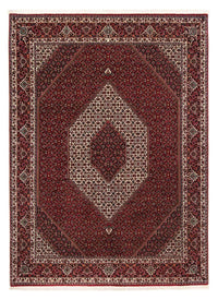 Perzisch tapijt - Bijar - 257 x 204 cm - donkerrood