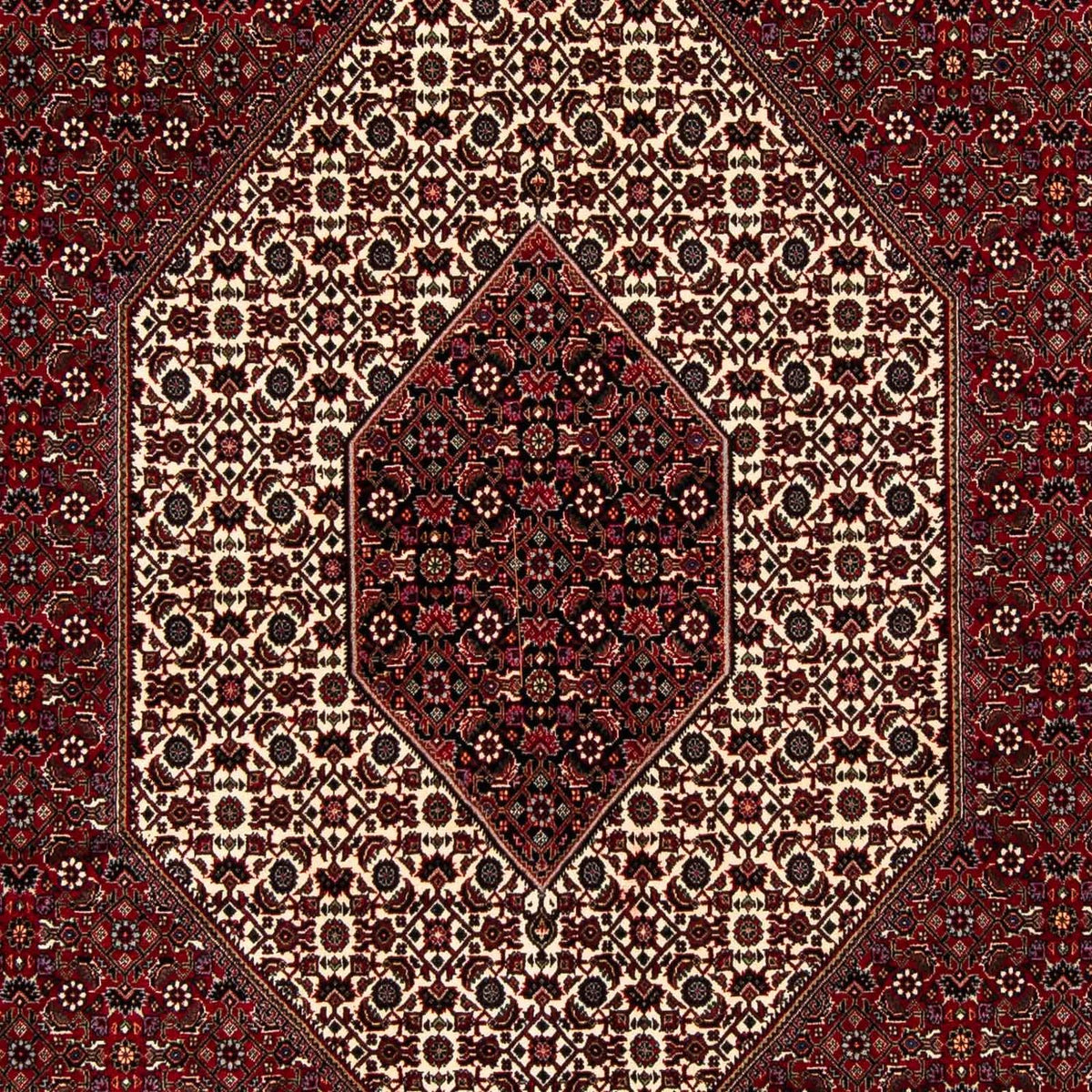 Perzisch tapijt - Bijar - 257 x 204 cm - donkerrood