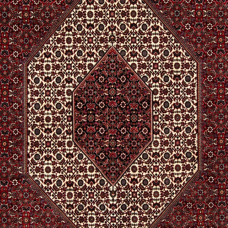 Perzisch tapijt - Bijar - 257 x 204 cm - donkerrood