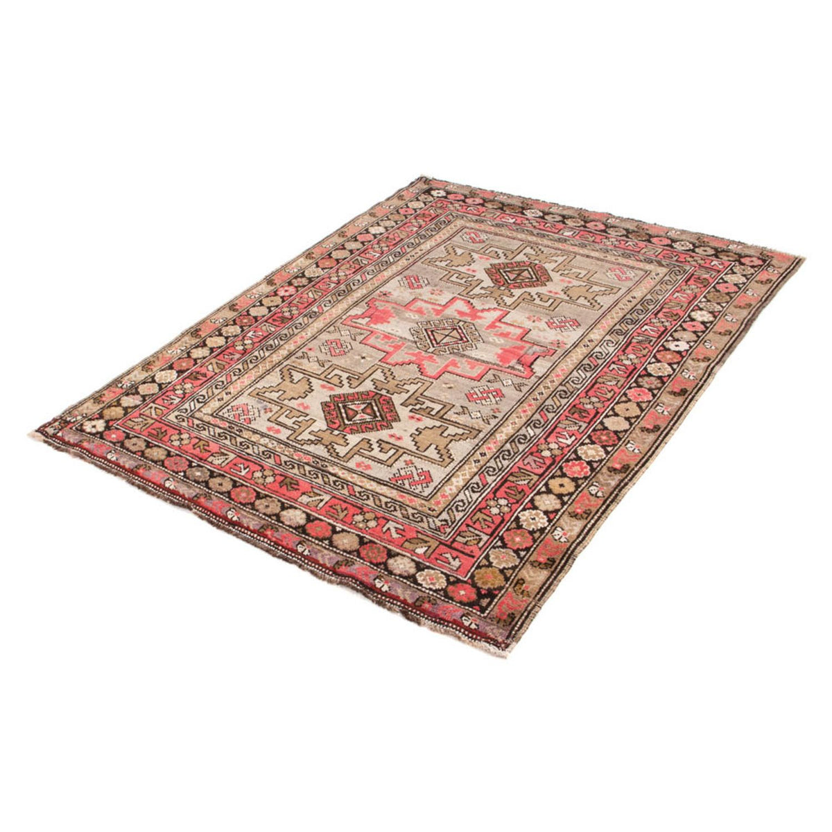 Perzisch Tapijt - Nomadisch - 162 x 118 cm - beige