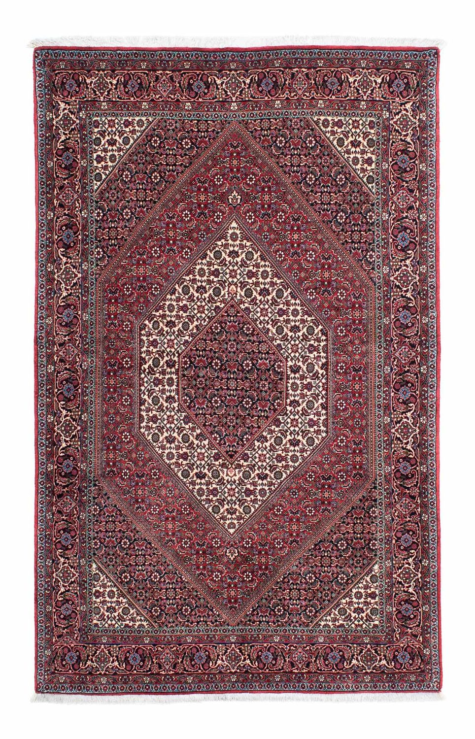 Perzisch tapijt - Bijar - 210 x 132 cm - licht rood