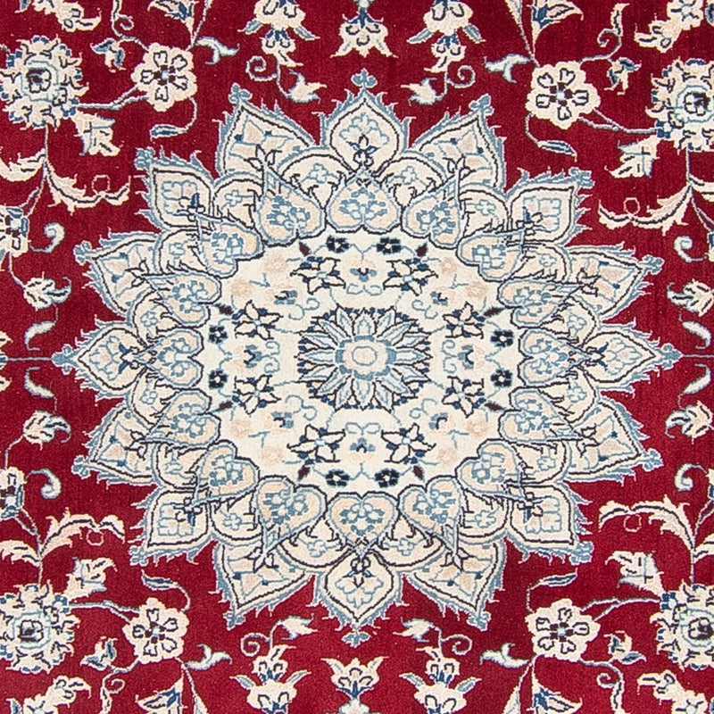 Perzisch tapijt - Nain rond  - 248 x 248 cm - donkerrood