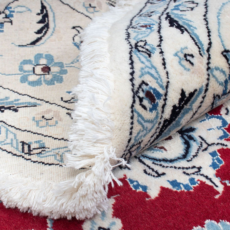 Perzisch tapijt - Nain rond  - 248 x 248 cm - donkerrood