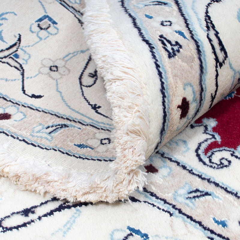 Perzisch tapijt - Nain rond  - 250 x 250 cm - donkerrood