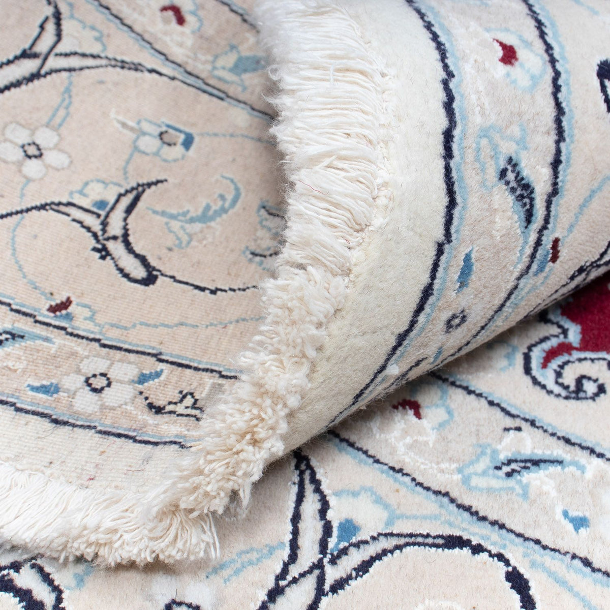 Perzisch tapijt - Nain rond  - 250 x 250 cm - donkerrood