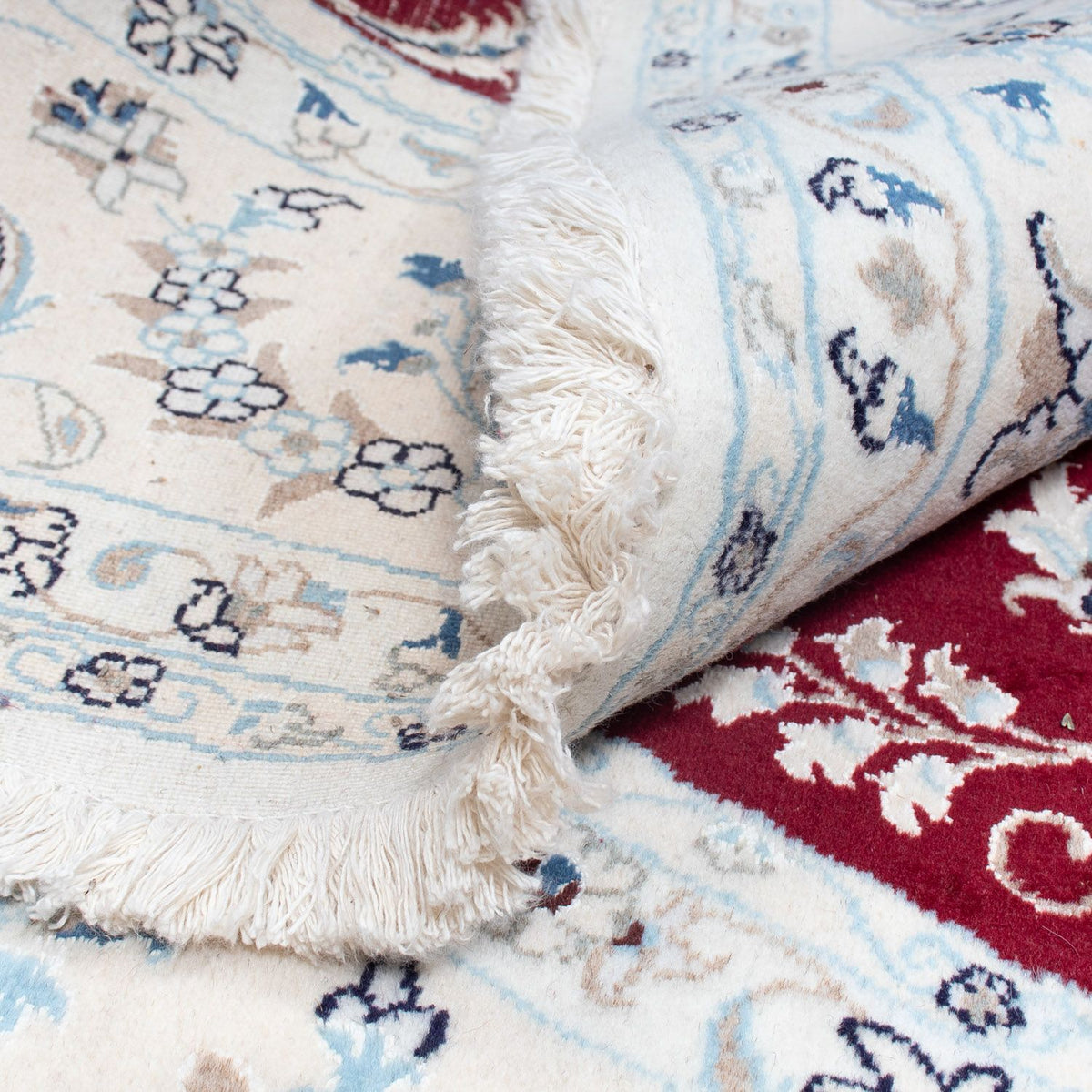 Perzisch tapijt - Nain rond  - 300 x 300 cm - donkerrood