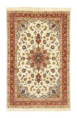 Perzisch tapijt - Tabriz - Royal - 153 x 100 cm - beige