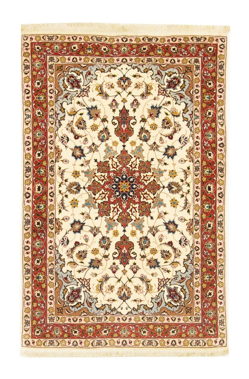 Perzisch tapijt - Tabriz - Royal - 153 x 100 cm - beige