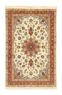 Perzisch tapijt - Tabriz - Royal - 153 x 100 cm - beige