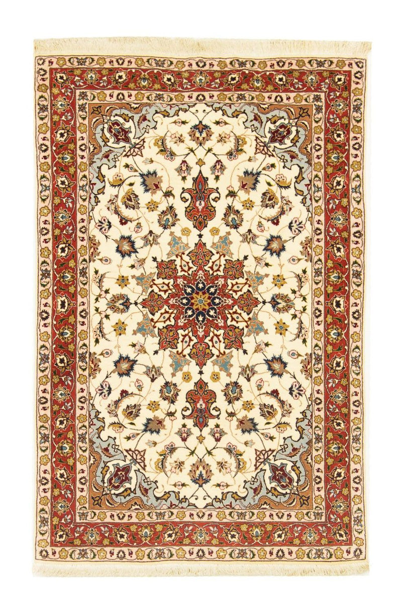 Perzisch tapijt - Tabriz - Royal - 153 x 100 cm - beige