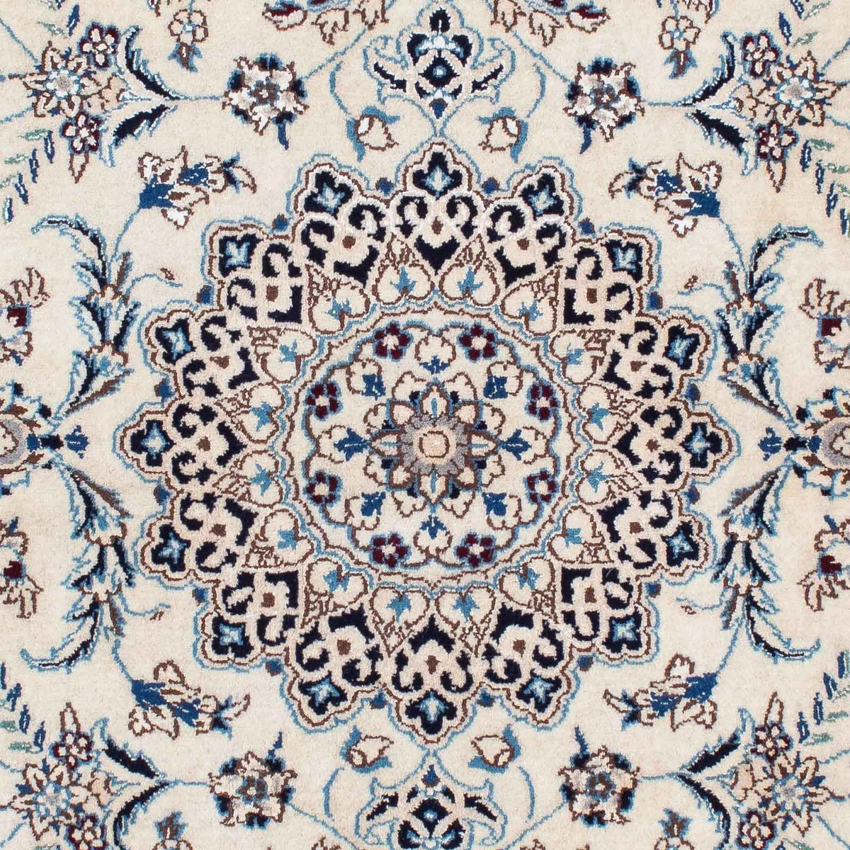 Perzisch tapijt - Nain - Koninklijk - 175 x 113 cm - beige