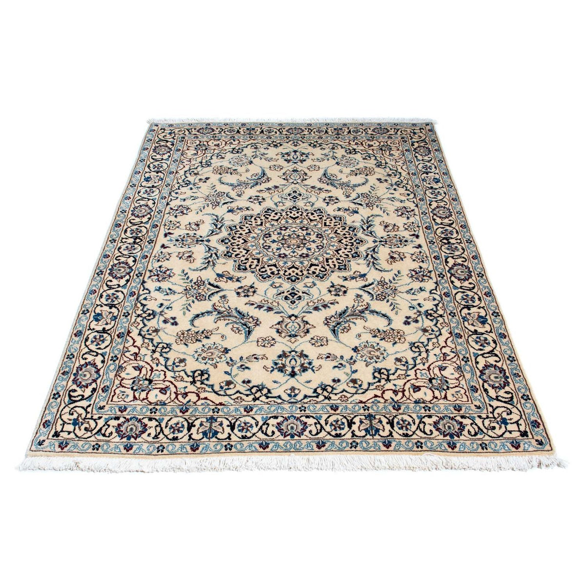 Perzisch tapijt - Nain - Koninklijk - 175 x 113 cm - beige
