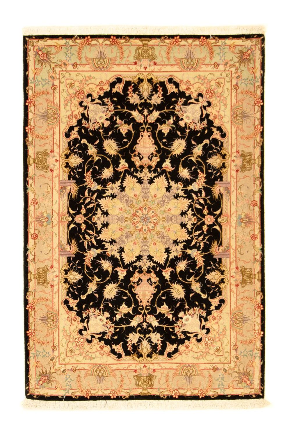 Perzisch tapijt - Tabriz - Royal - 152 x 101 cm - zwart