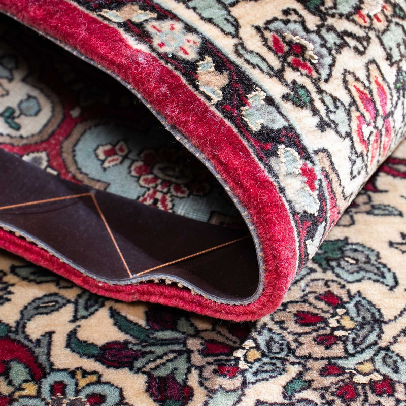 Perzisch tapijt - Isfahan - Premium - 124 x 83 cm - donkerrood