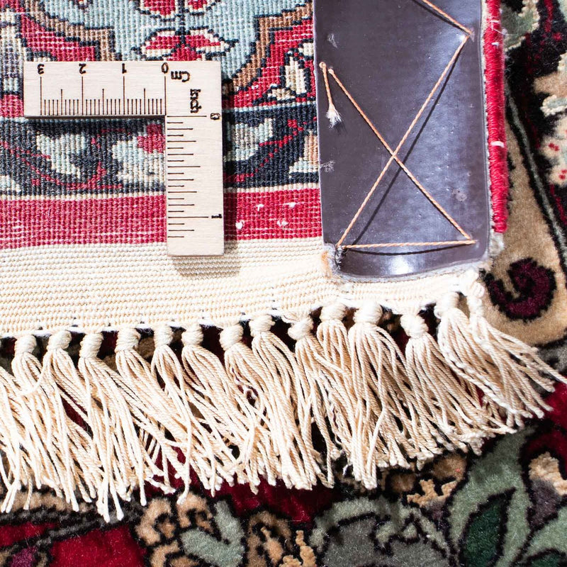 Perzisch tapijt - Isfahan - Premium - 124 x 83 cm - donkerrood