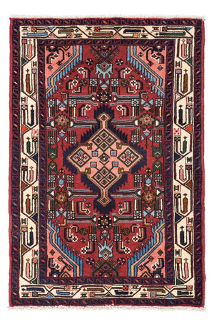 Perzisch Tapijt - Nomadisch - 125 x 80 cm - donkerrood