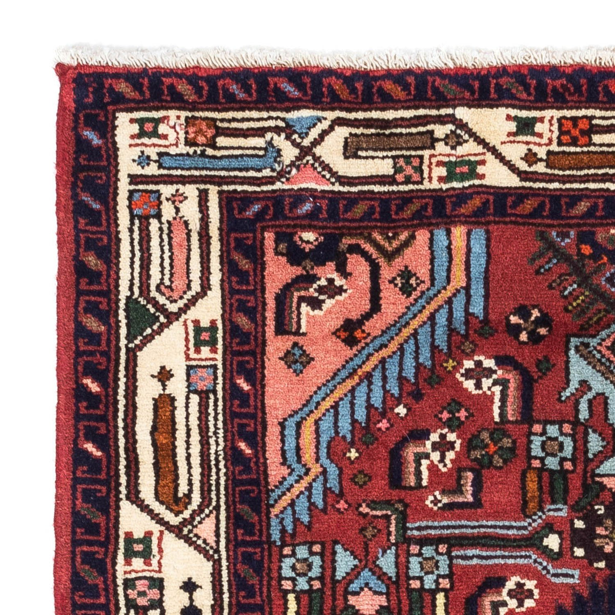 Perzisch Tapijt - Nomadisch - 125 x 80 cm - donkerrood