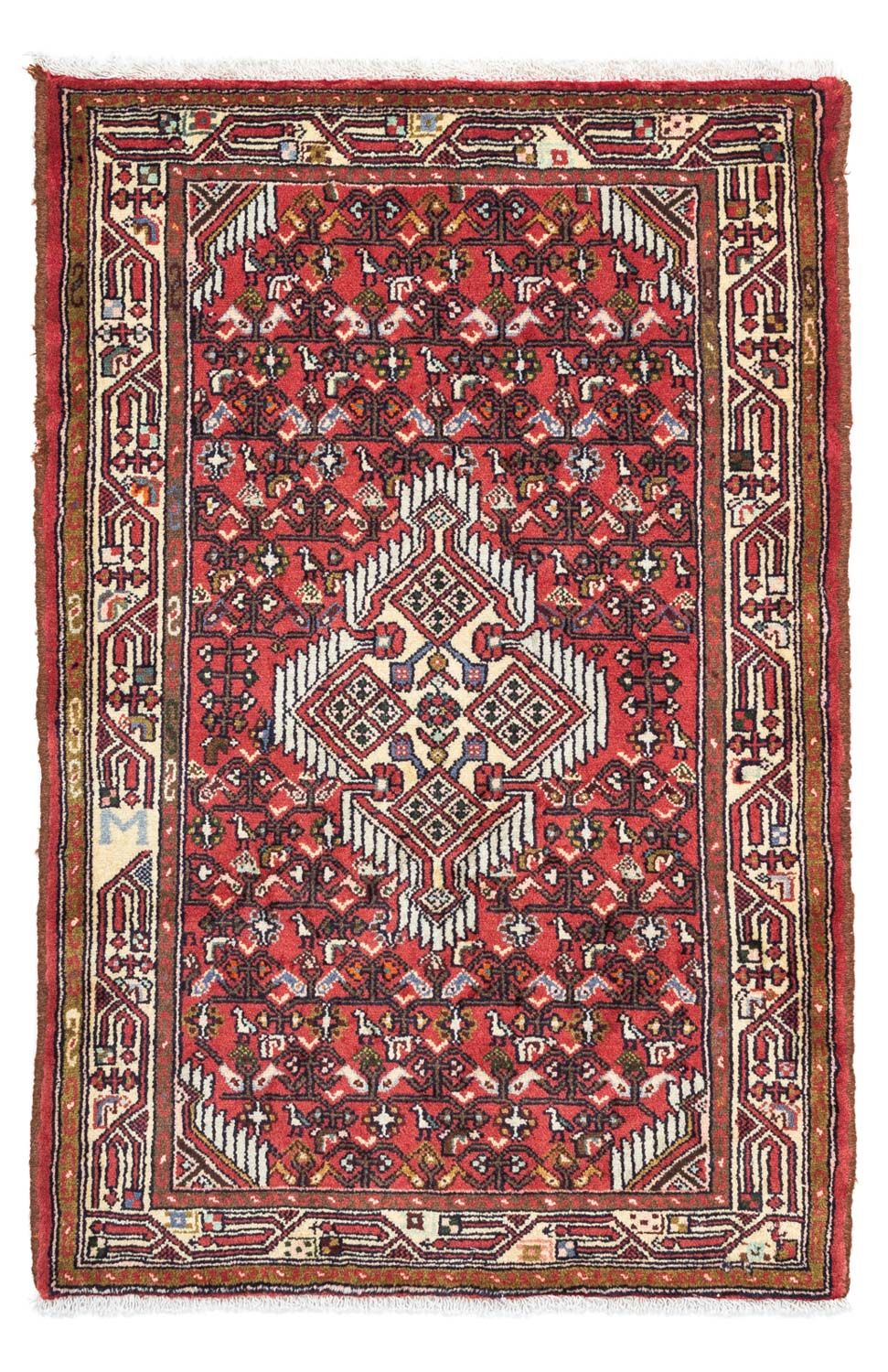 Perzisch Tapijt - Nomadisch - 125 x 80 cm - rood