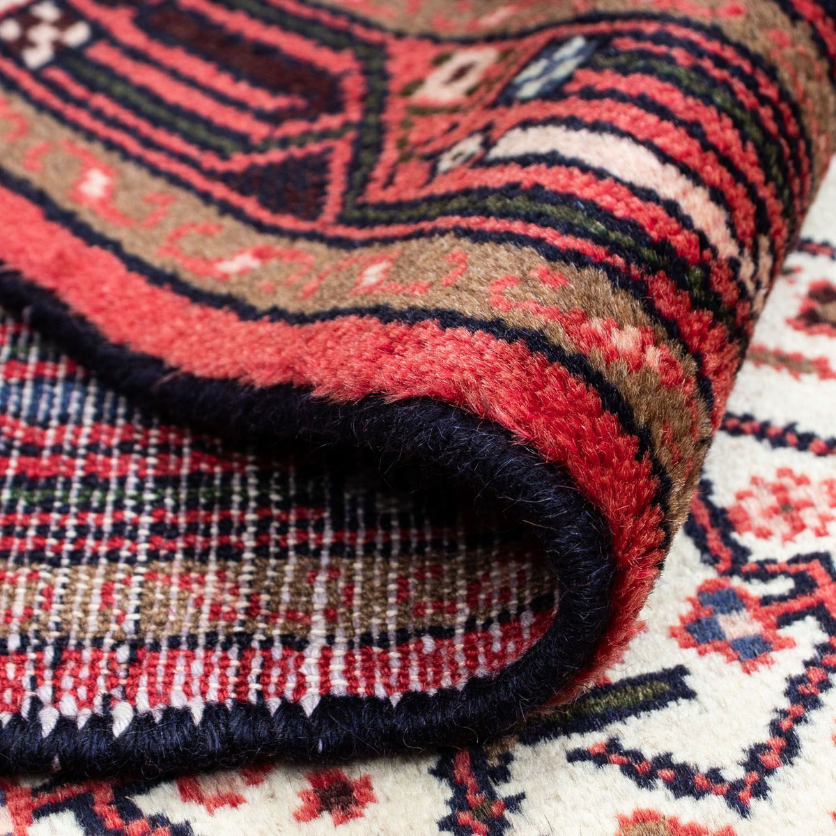 Perzisch Tapijt - Nomadisch - 125 x 80 cm - beige