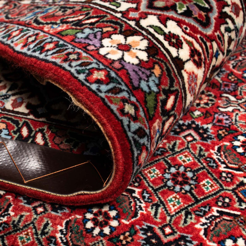 Perzisch tapijt - Bijar - 251 x 203 cm - donkerrood