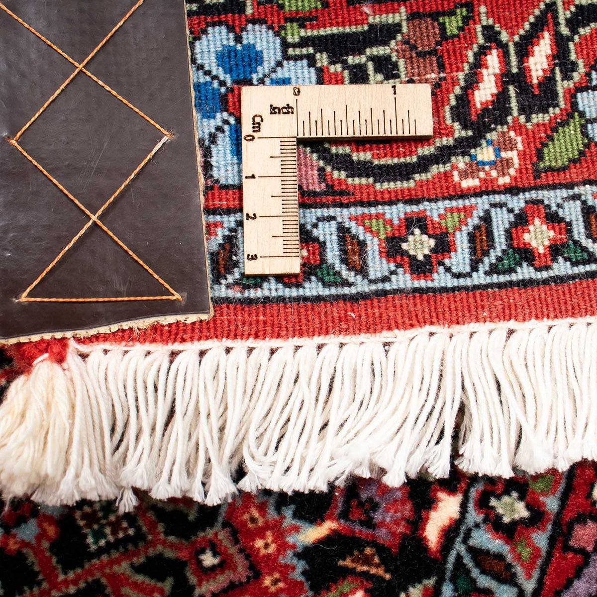 Perzisch tapijt - Bijar - 251 x 203 cm - donkerrood