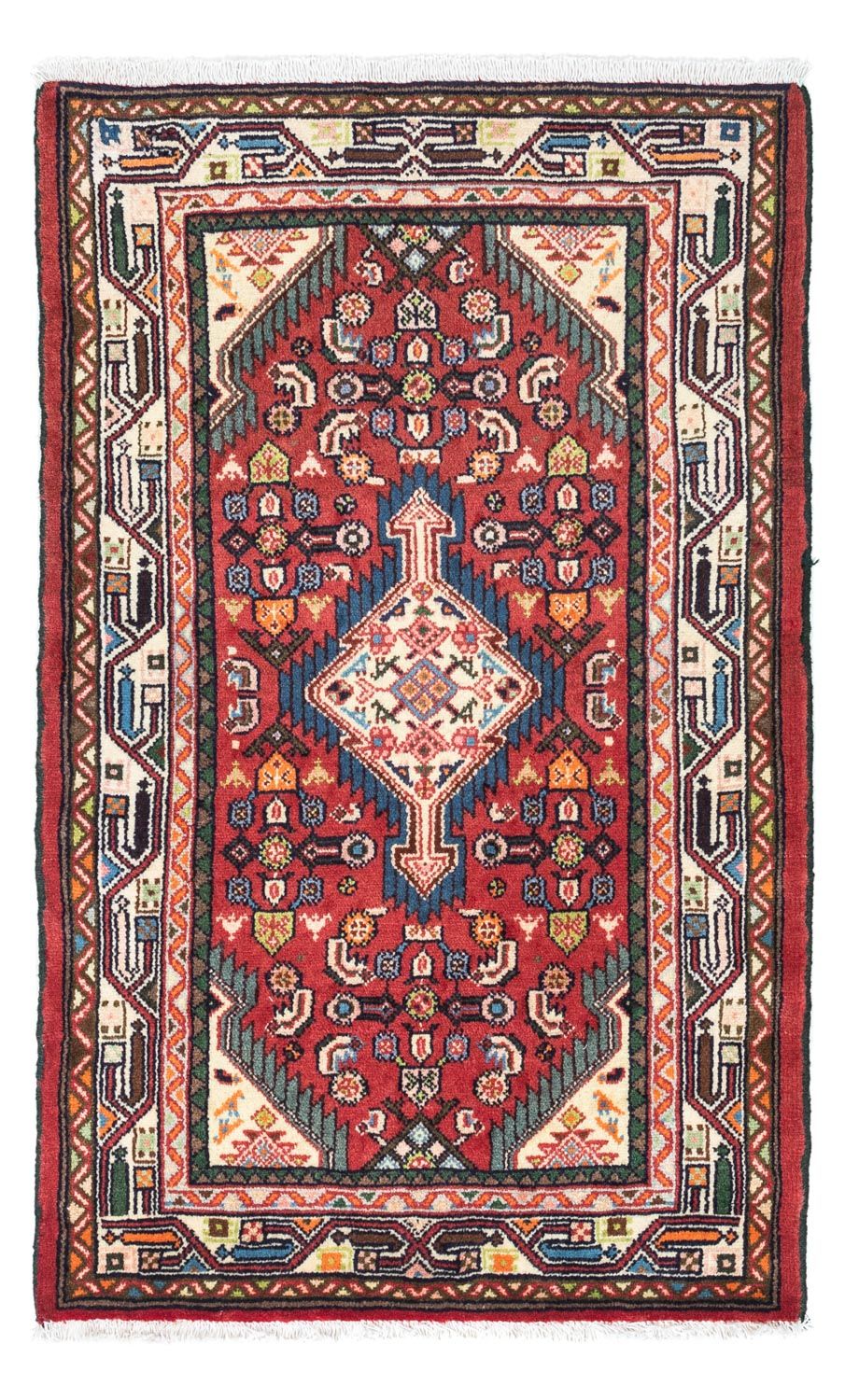 Perzisch Tapijt - Nomadisch - 125 x 80 cm - rood