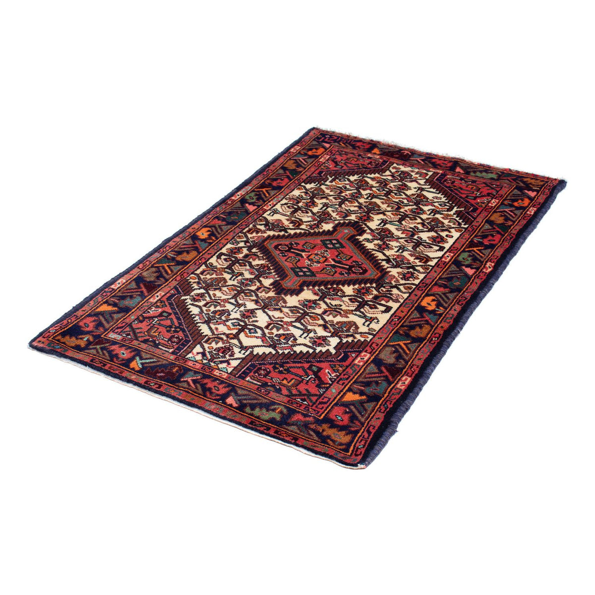 Perzisch Tapijt - Nomadisch - 125 x 80 cm - beige