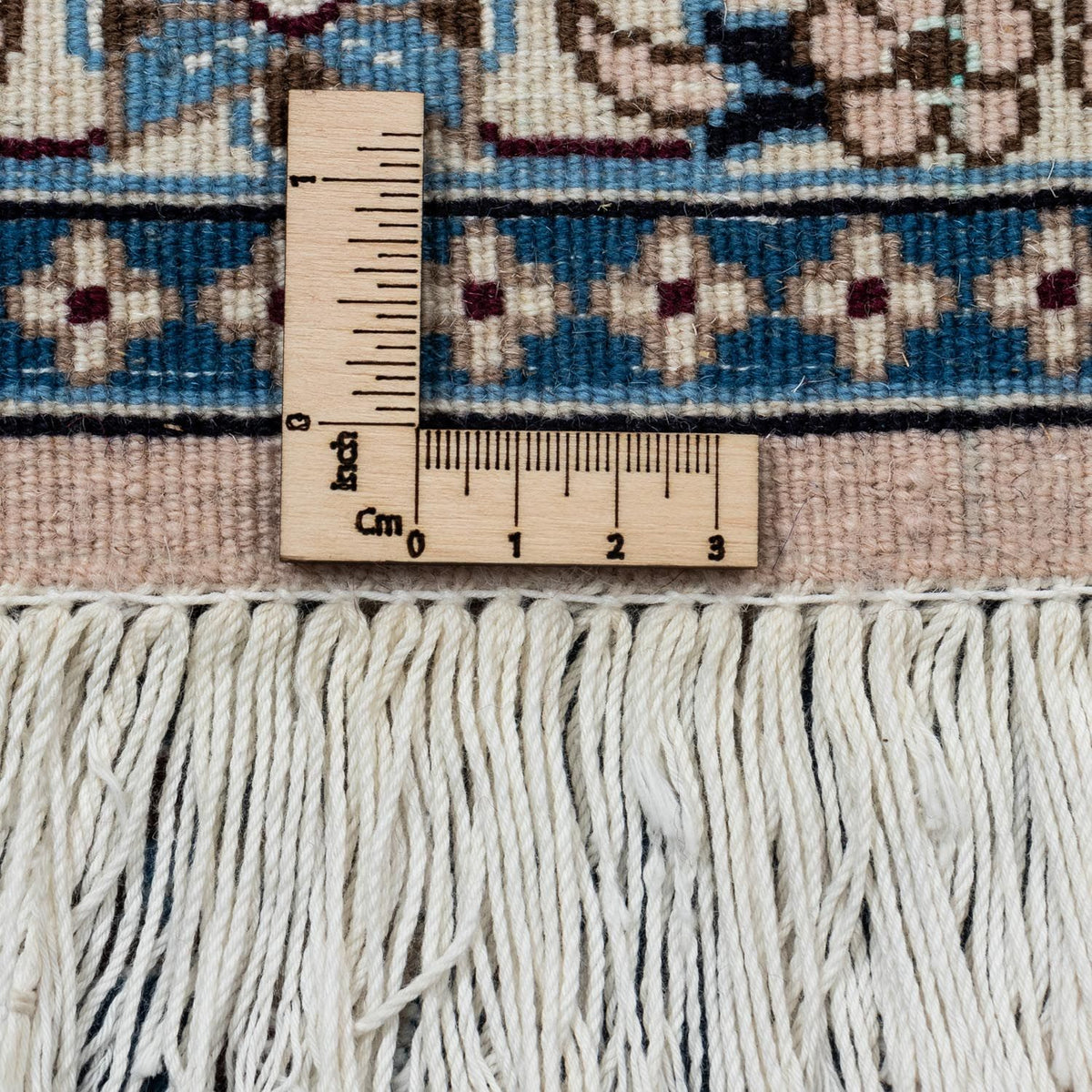 Perzisch tapijt - Nain - Koninklijk - 348 x 245 cm - donkerblauw